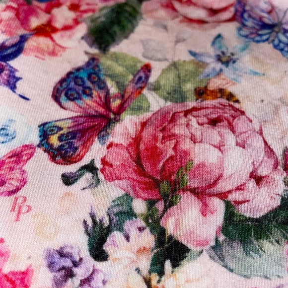 18/24 Mnth Posh Peanut Floral Butterfly Bummie Twirl 2pc Like New - Picture 9 of 13